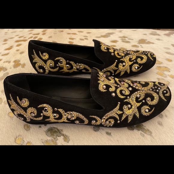 BALDAN black suede flat in 38EU..Never worn - Picture 3 of 7